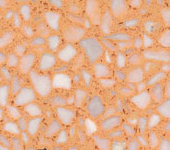 12 Peach Sorbet terrazzo sample image