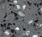 100 Whale Gray terrazzo sample image