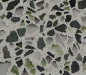 101 Grey Horse terrazzo sample image