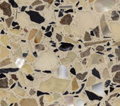 122 Light Khaki terrazzo sample image